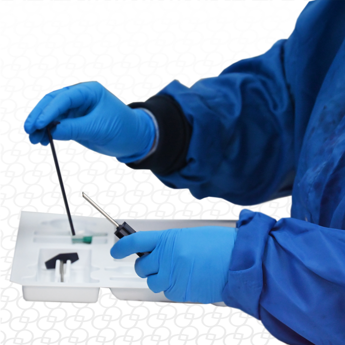 3.2mm Stainless Steel Disposable Trocar Kit - Small Gloves (Each)